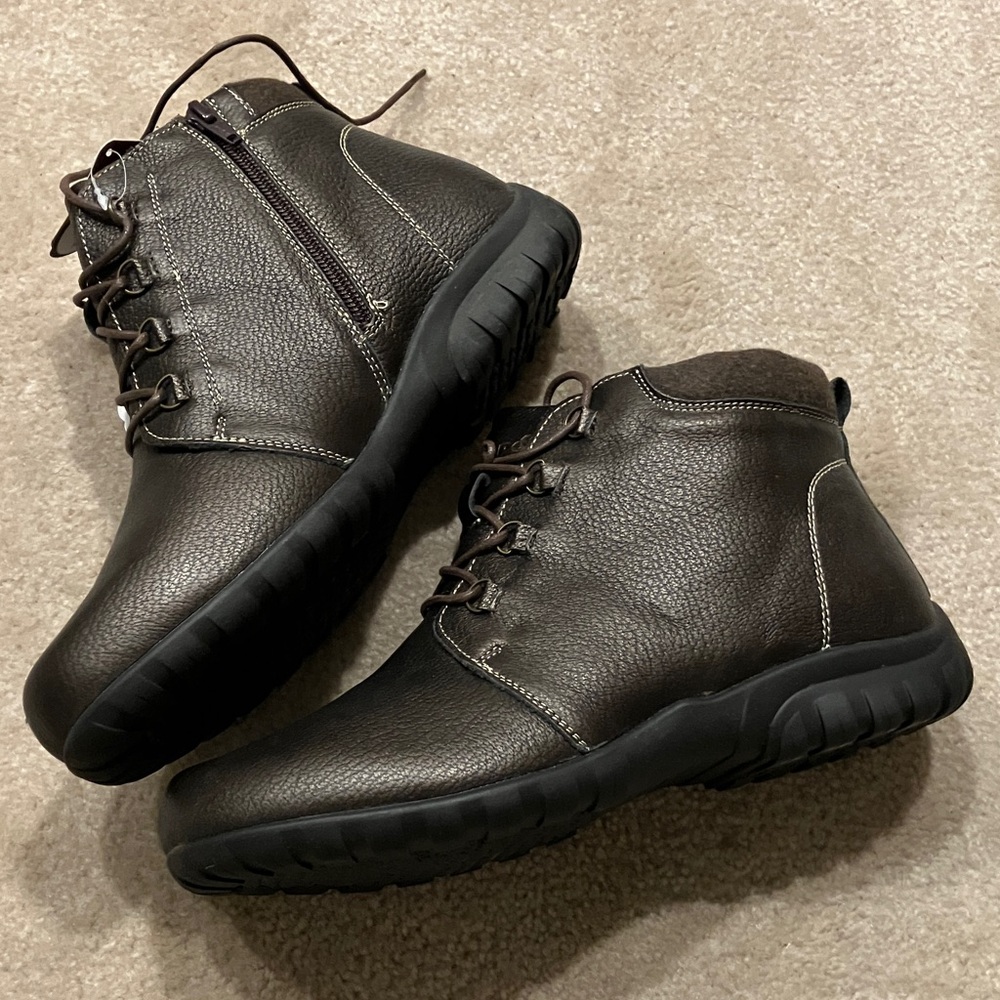 Prope’t Dark brown Leather Ankle Boots